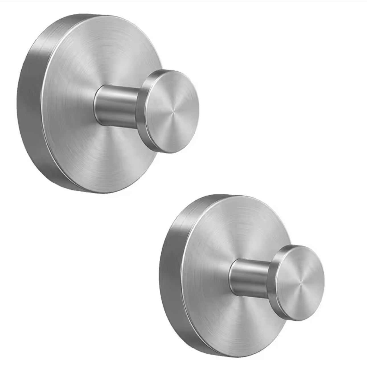 Soft Ring - Sèche serviette design en acier inoxydable - 2pce